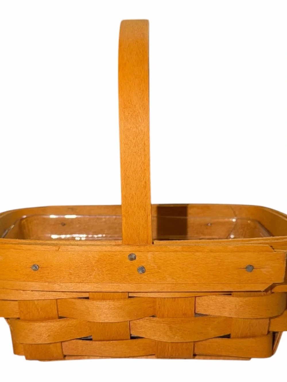 VINTAGE Longaberger Parsley Booking Basket 1999